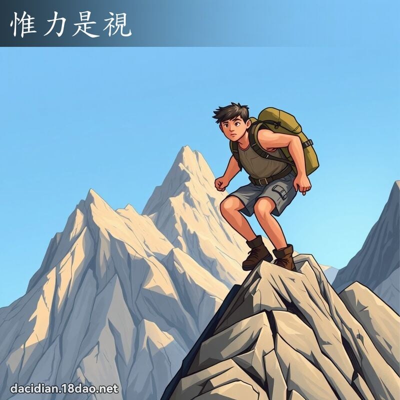 惟力是视 - 国语大辞典配图