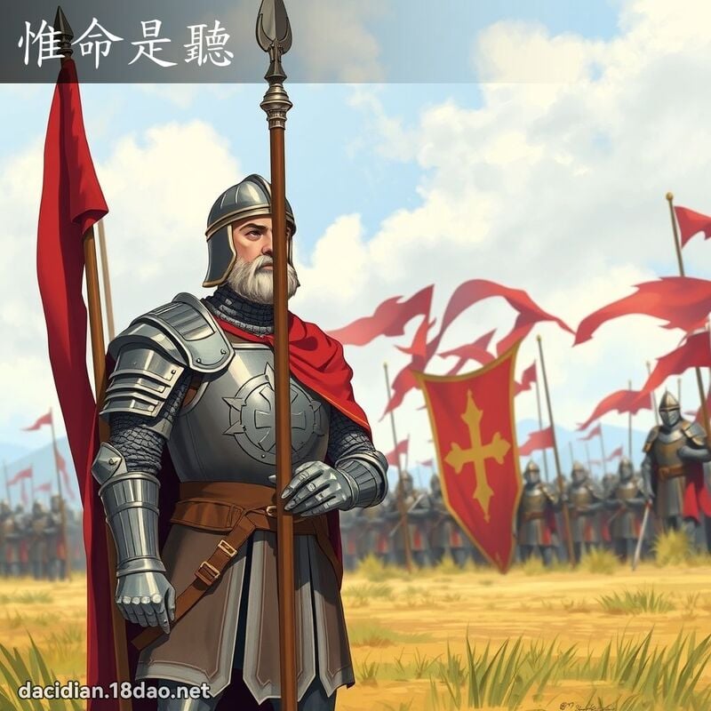 惟命是聽 - 國語大辭典配圖
