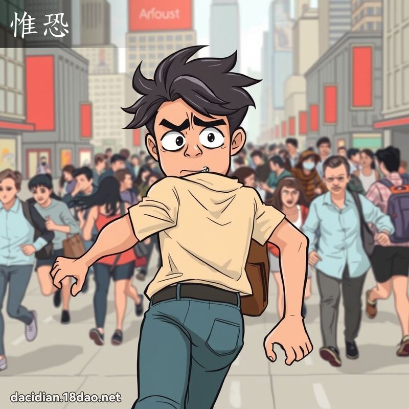 惟恐 - 国语大辞典配图