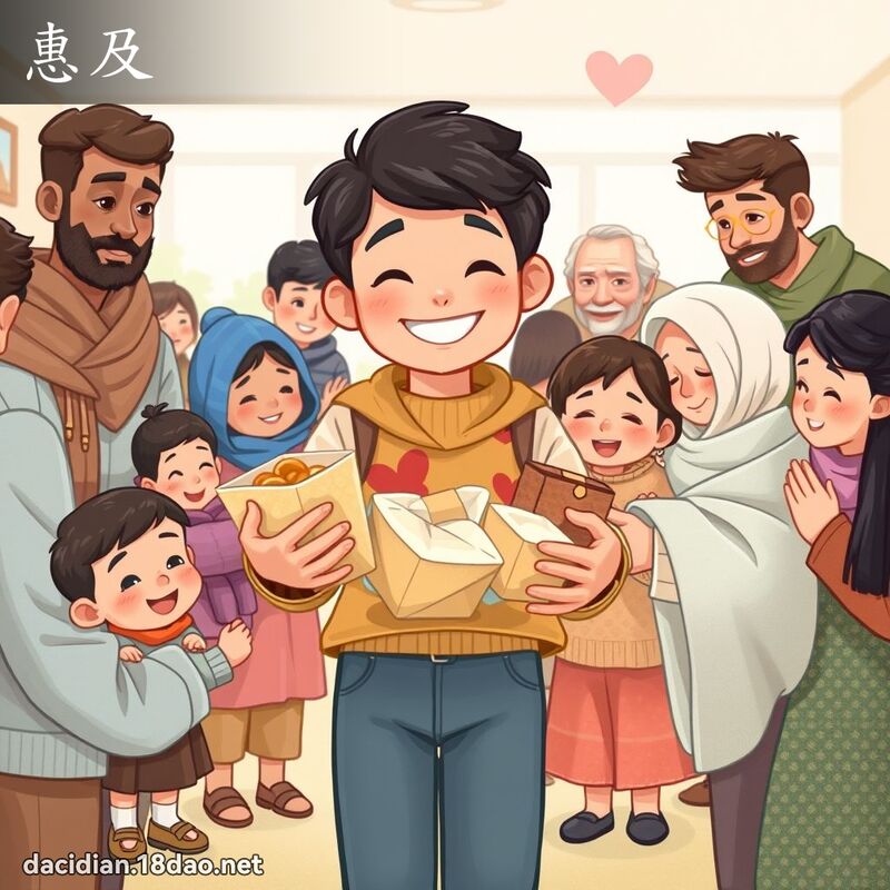 惠及 - 国语大辞典配图
