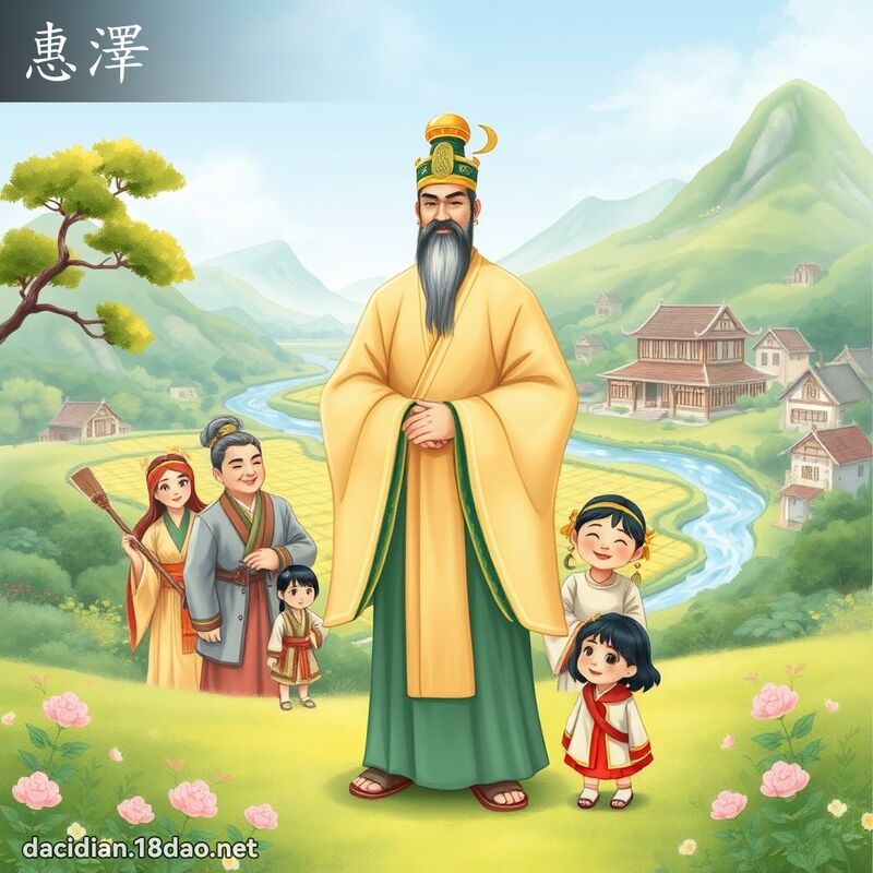 惠澤 - 國語大辭典配圖