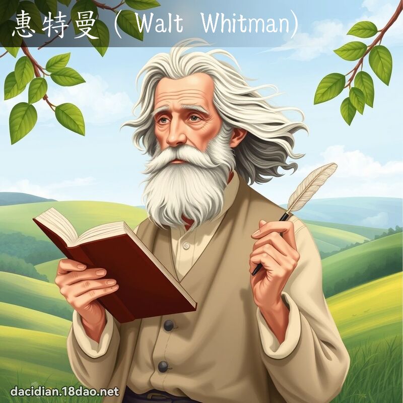惠特曼（Walt Whitman) - 國語大辭典配圖