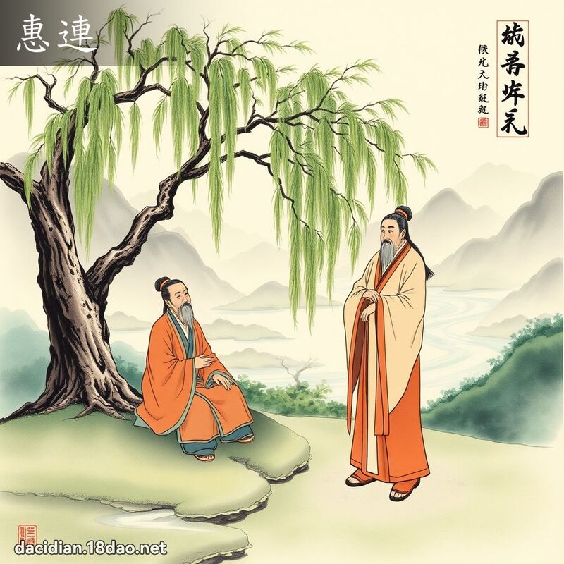 惠連 - 國語大辭典配圖