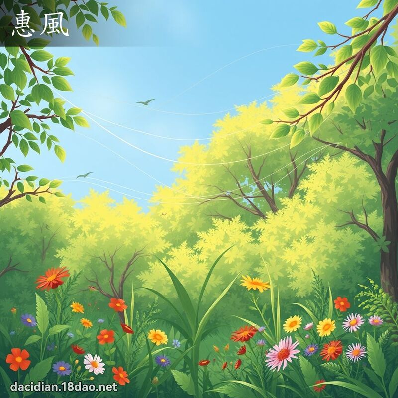 惠风 - 国语大辞典配图