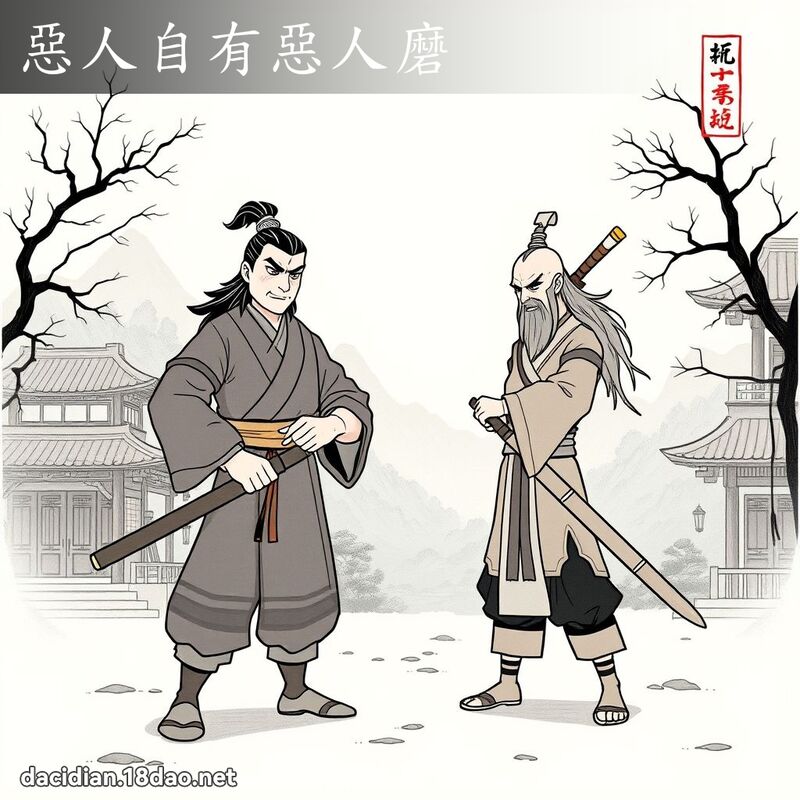 惡人自有惡人磨 - 國語大辭典配圖