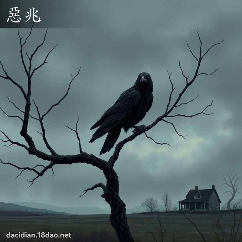 惡兆 - 國語大辭典配圖
