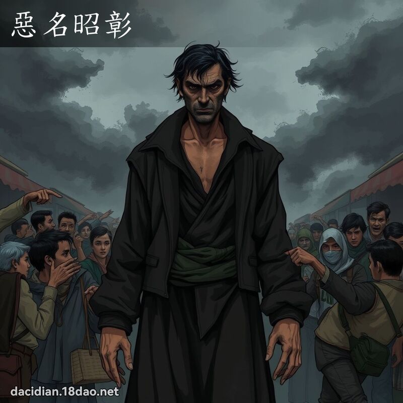 惡名昭彰 - 國語大辭典配圖
