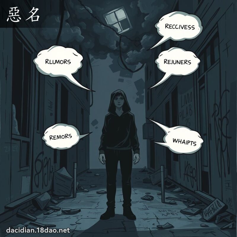 惡名 - 國語大辭典配圖