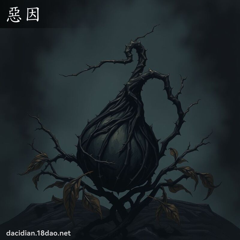 惡因 - 國語大辭典配圖