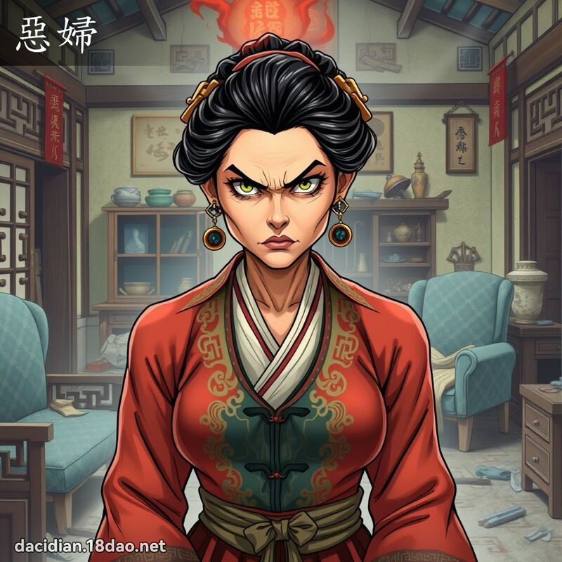 惡婦 - 國語大辭典配圖