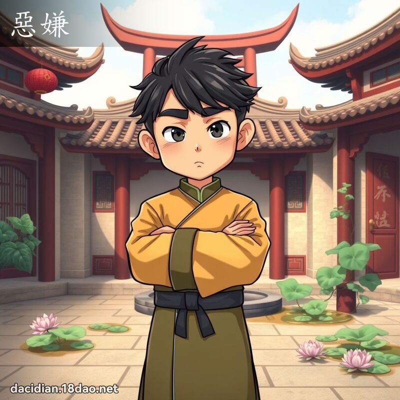 惡嫌 - 國語大辭典配圖