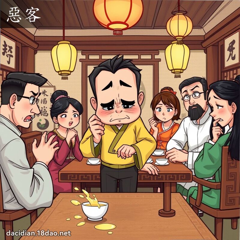 恶客 - 国语大辞典配图