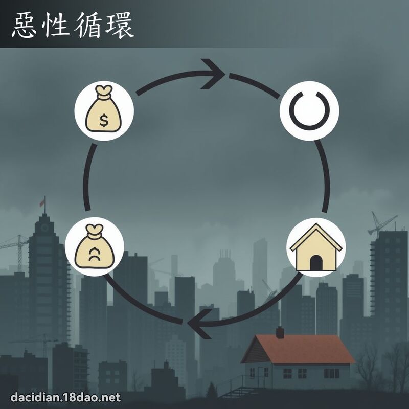 恶性循环 - 国语大辞典配图