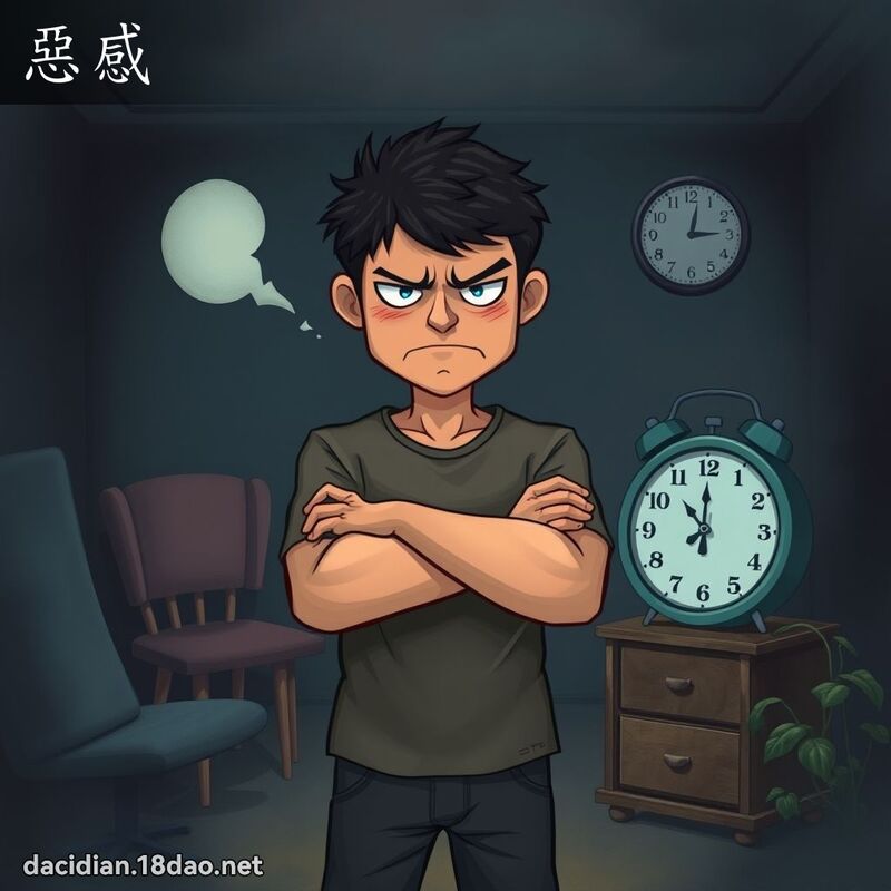 惡感 - 國語大辭典配圖