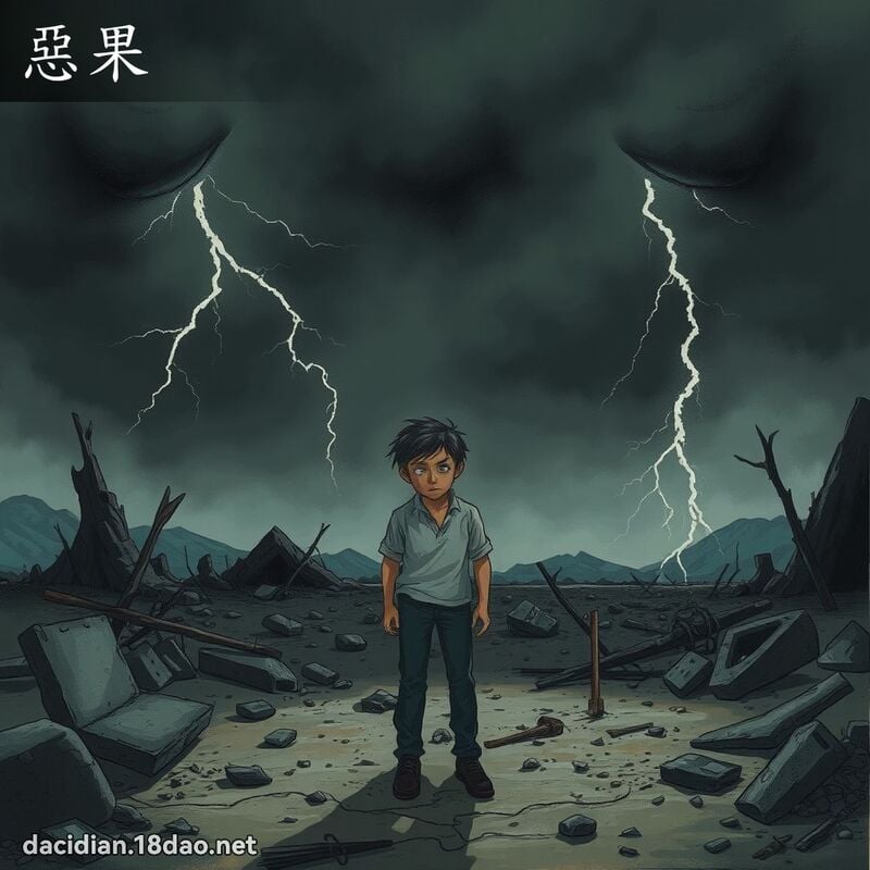 恶果 - 国语大辞典配图