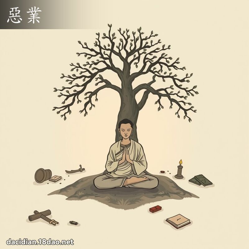恶业 - 国语大辞典配图