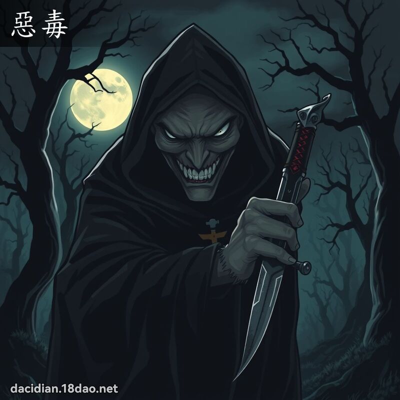 惡毒 - 國語大辭典配圖
