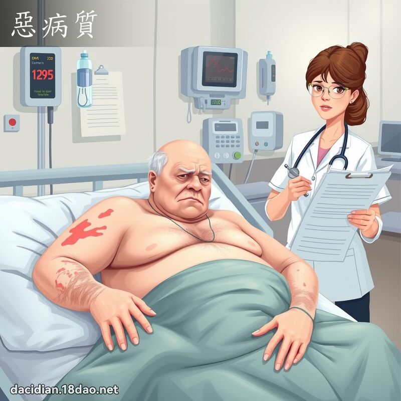 惡病質 - 國語大辭典配圖