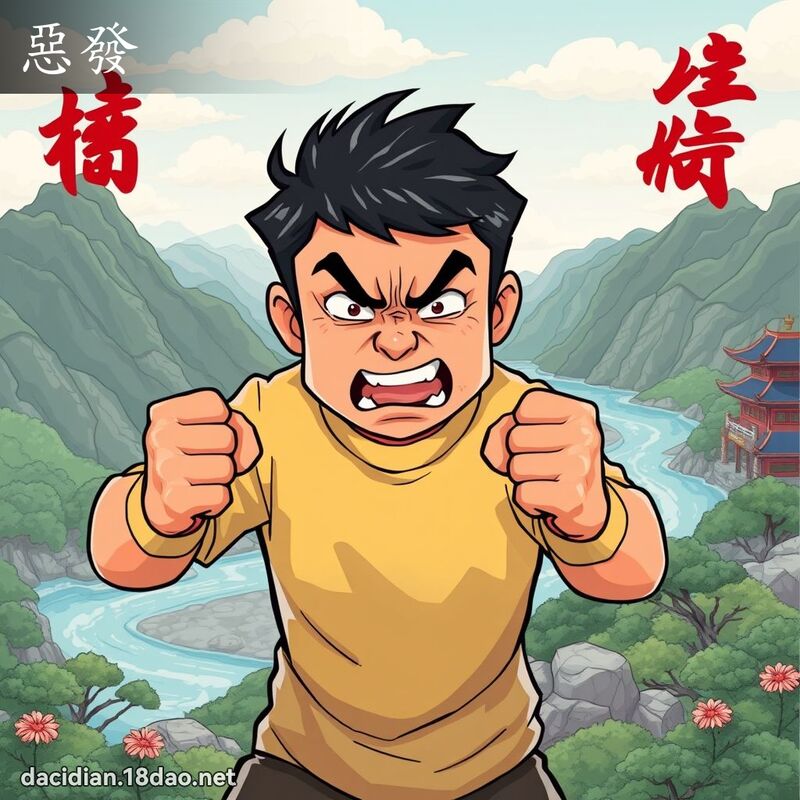 惡發 - 國語大辭典配圖