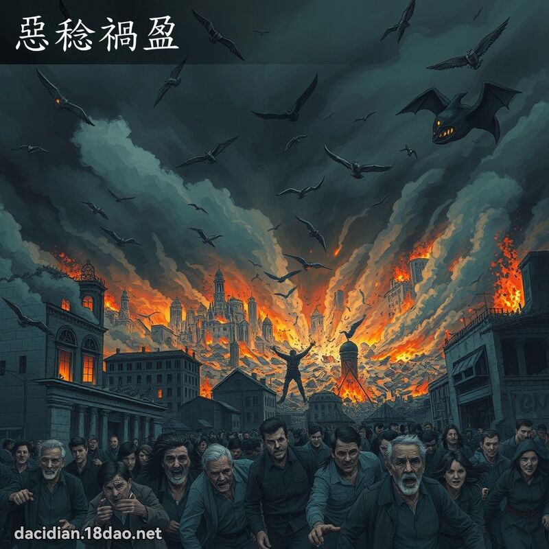 恶稔祸盈 - 国语大辞典配图