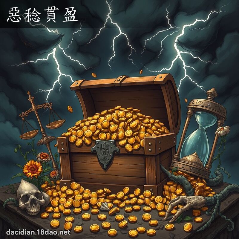 惡稔貫盈 - 國語大辭典配圖