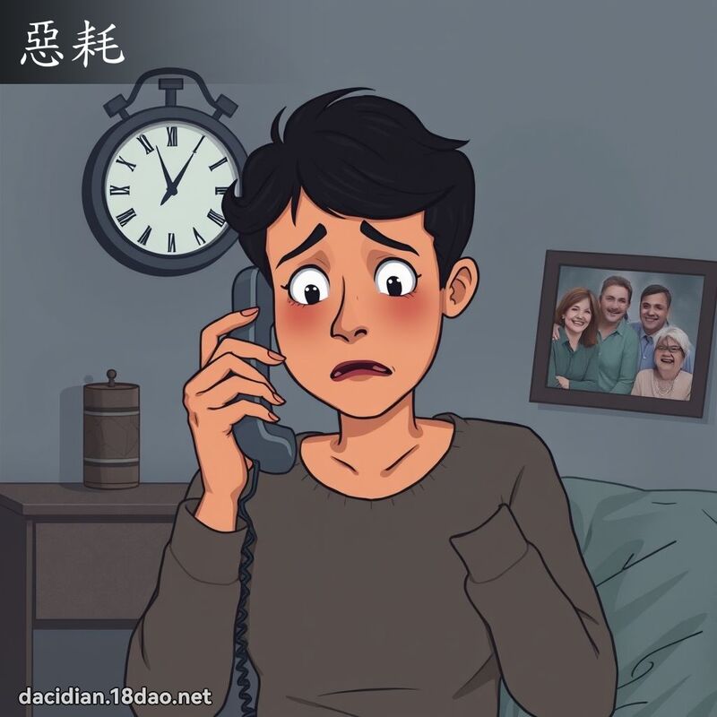 恶耗 - 国语大辞典配图