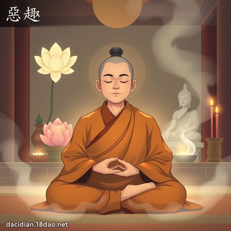 惡趣 - 國語大辭典配圖