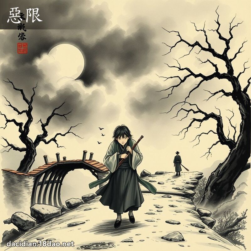 惡限 - 國語大辭典配圖