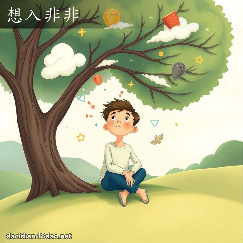 想入非非 - 国语大辞典配图