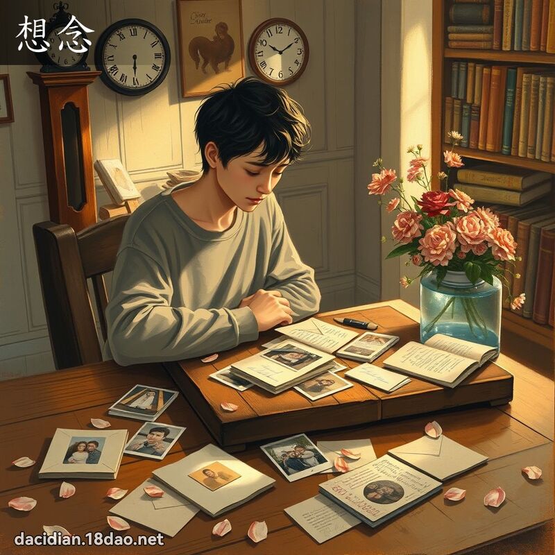 想念 - 国语大辞典配图
