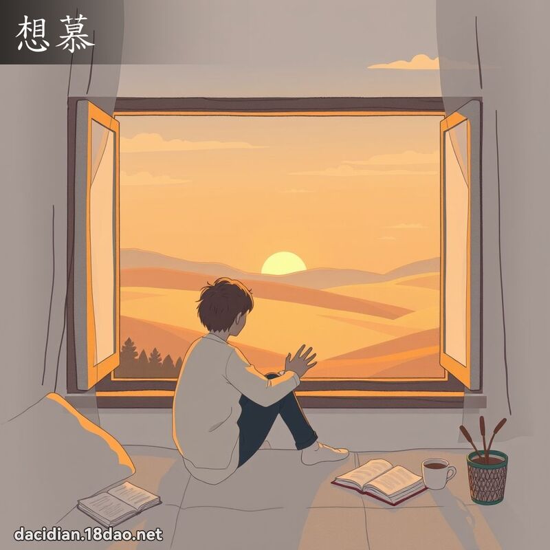 想慕 - 國語大辭典配圖