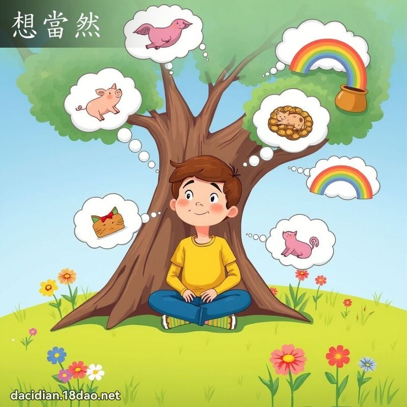 想當然 - 國語大辭典配圖