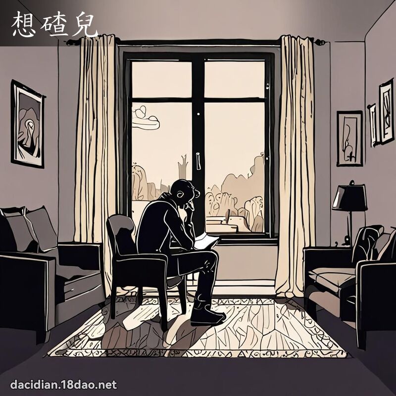 想碴儿 - 国语大辞典配图