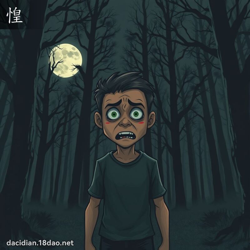惶 - 國語大辭典配圖