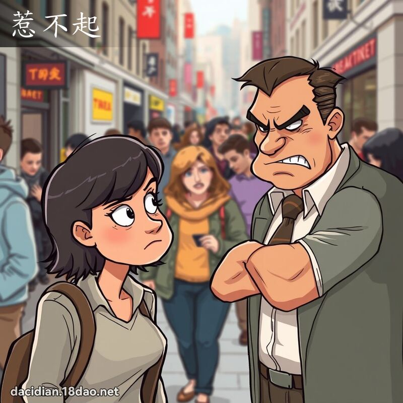 惹不起 - 国语大辞典配图