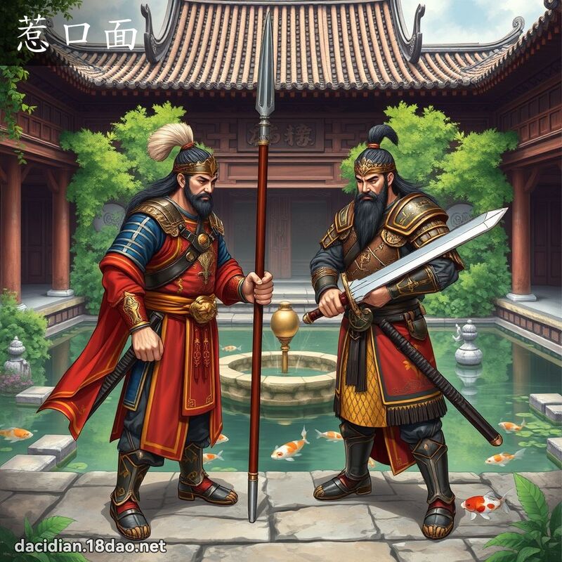 惹口面 - 国语大辞典配图