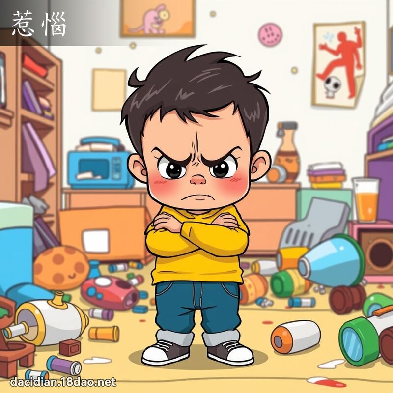 惹恼 - 国语大辞典配图