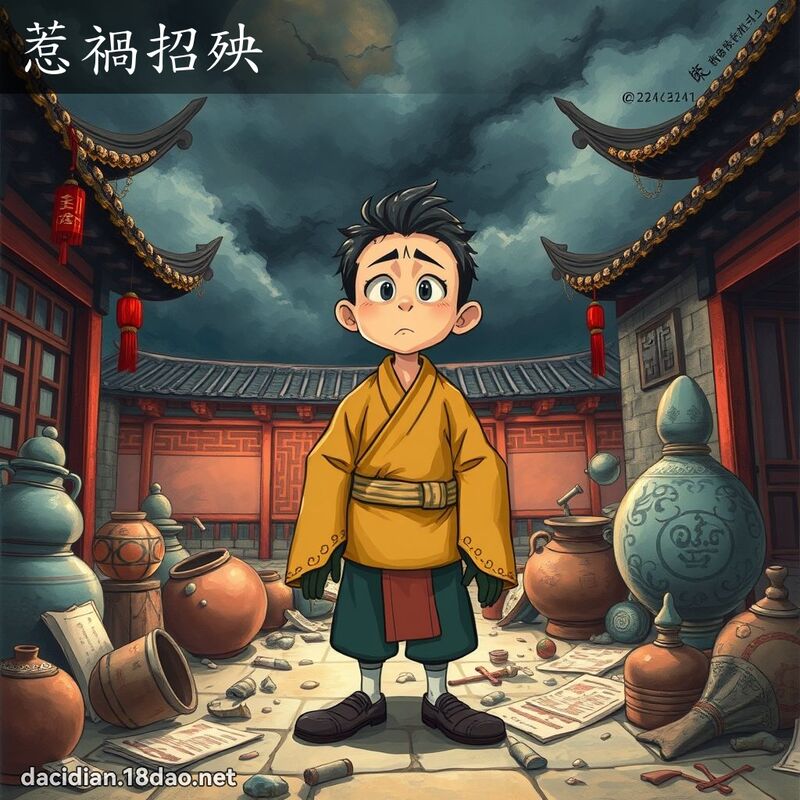 惹禍招殃 - 國語大辭典配圖