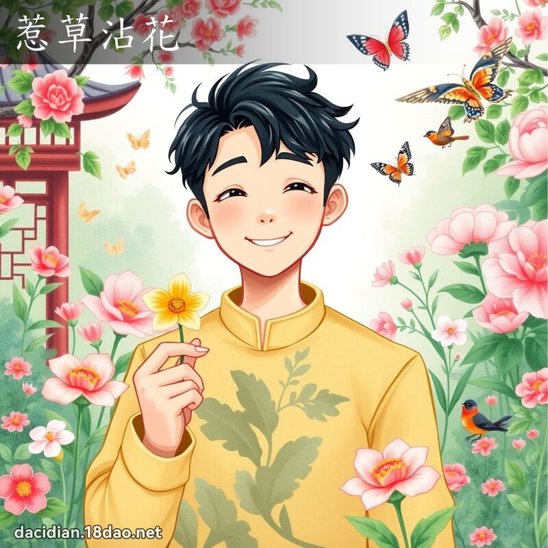 惹草沾花 - 国语大辞典配图