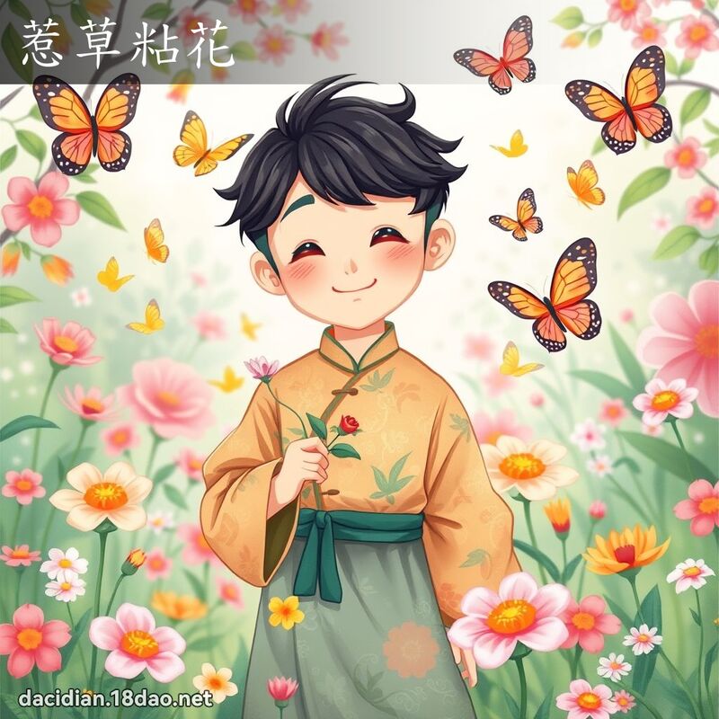 惹草粘花 - 國語大辭典配圖