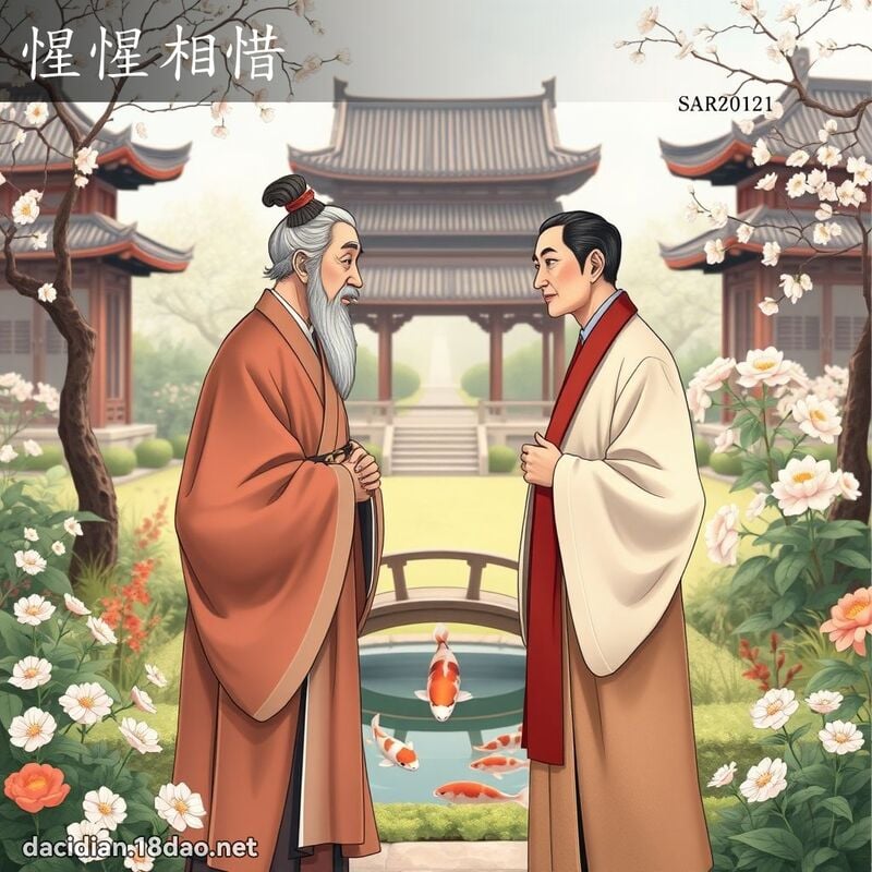 惺惺相惜 - 國語大辭典配圖