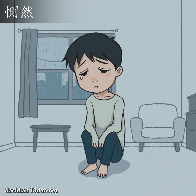 惻然 - 國語大辭典配圖