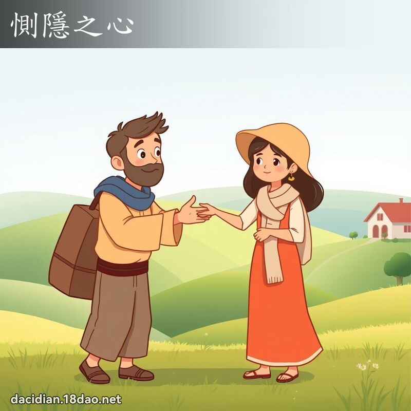 惻隱之心 - 國語大辭典配圖