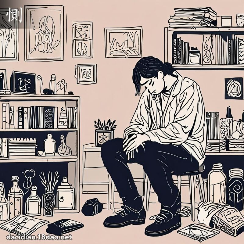 惻 - 國語大辭典配圖