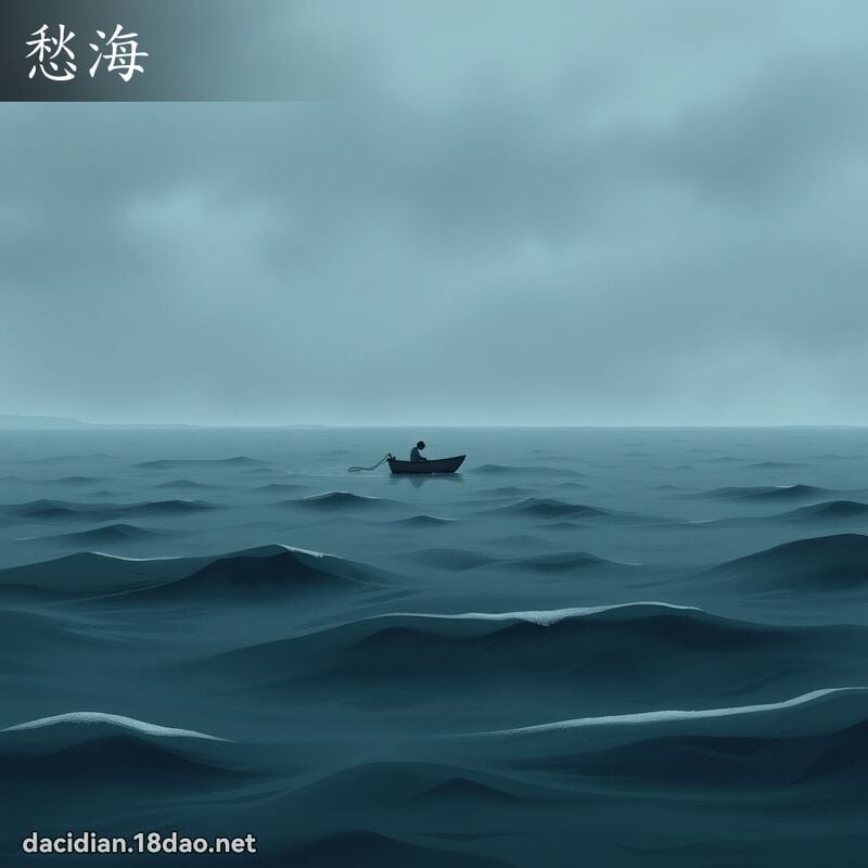愁海 - 國語大辭典配圖