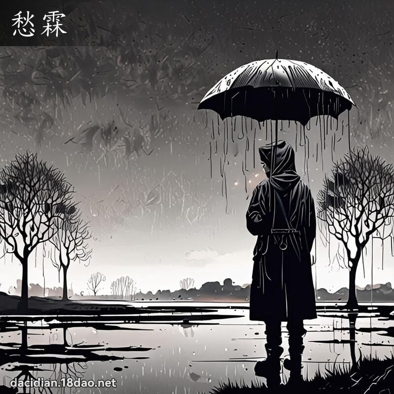 愁霖 - 國語大辭典配圖