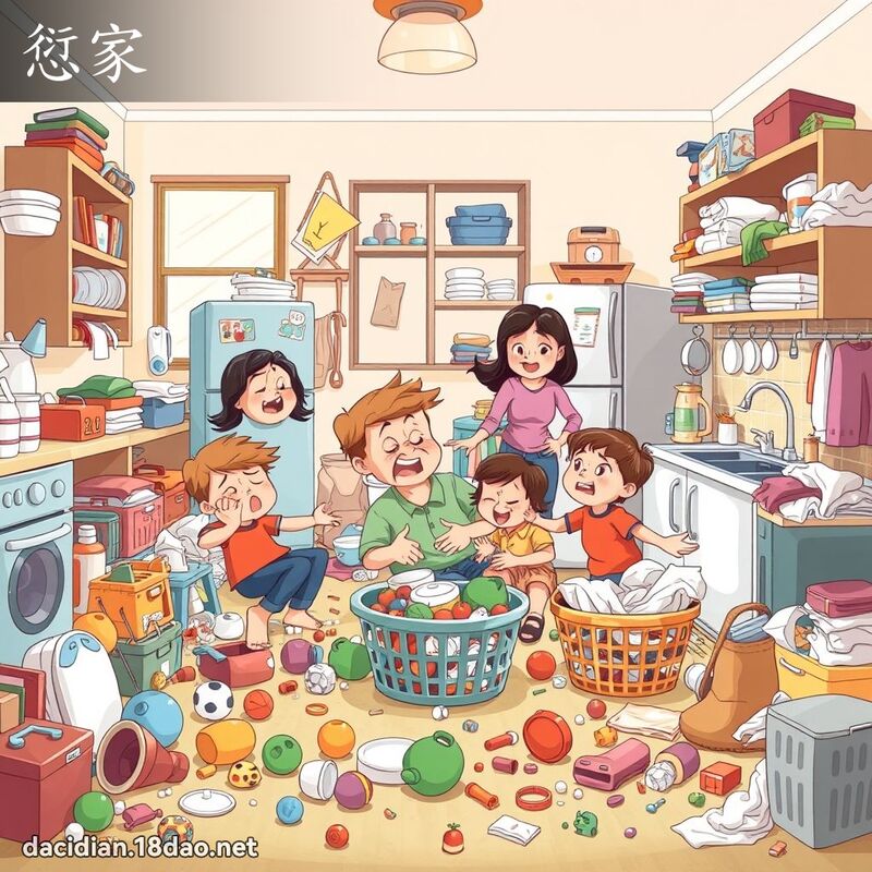 愆家 - 国语大辞典配图