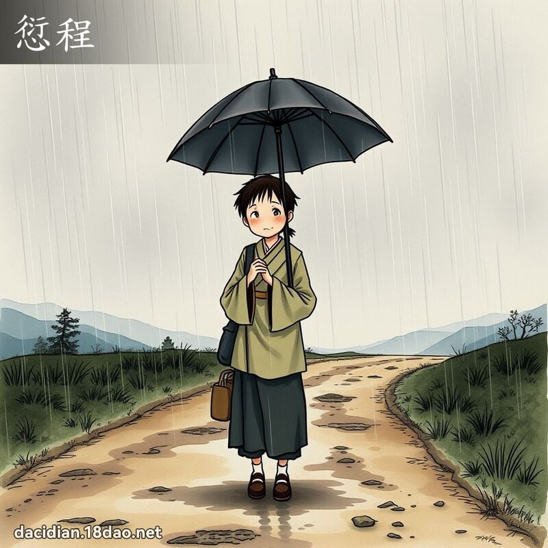 愆程 - 國語大辭典配圖
