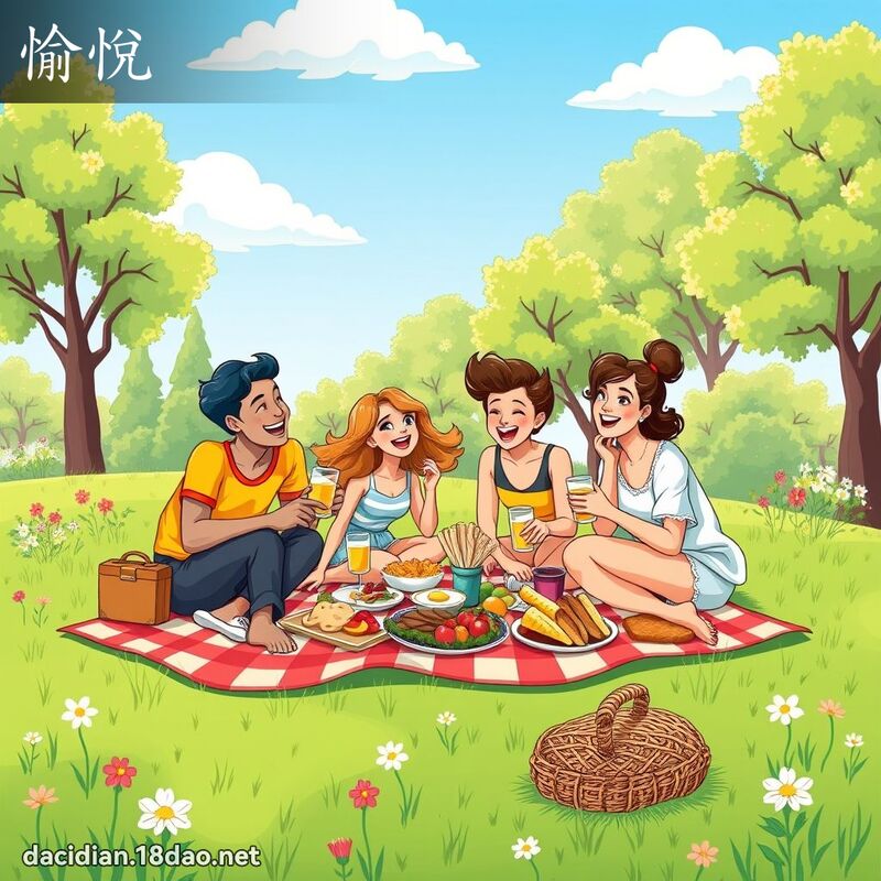 愉悅 - 國語大辭典配圖