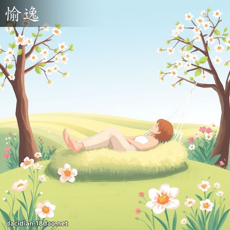 愉逸 - 国语大辞典配图